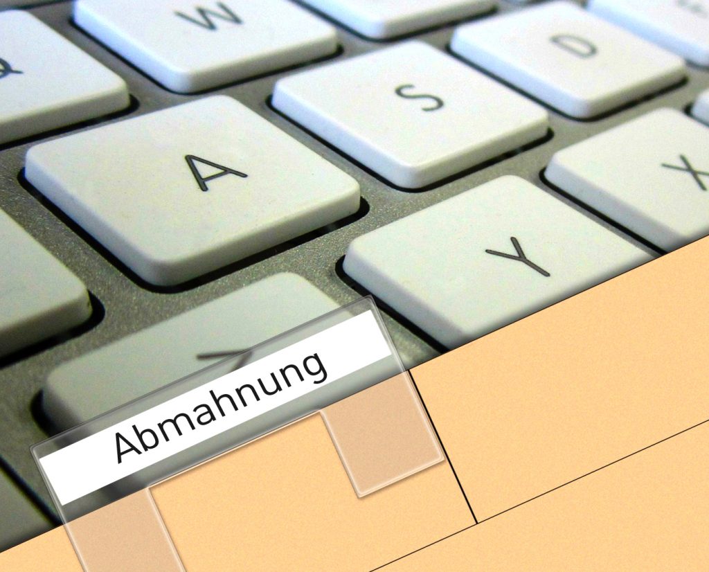 Abmahnung - Vereinigte Angestelltenhilfe e. V.